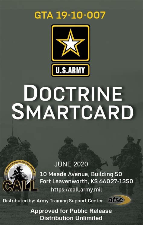 army warno smart card pdf|Doctrine Smart Book .